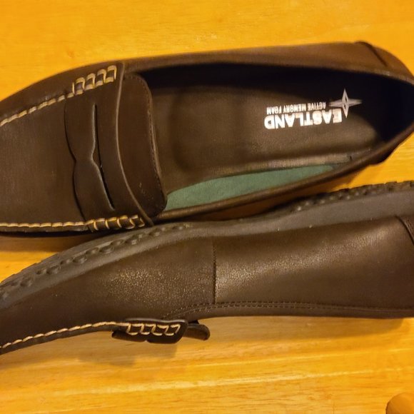 Eastland Montana Womens Brown Driving Loafers Sz 11 EUC - Picture 2 of 7